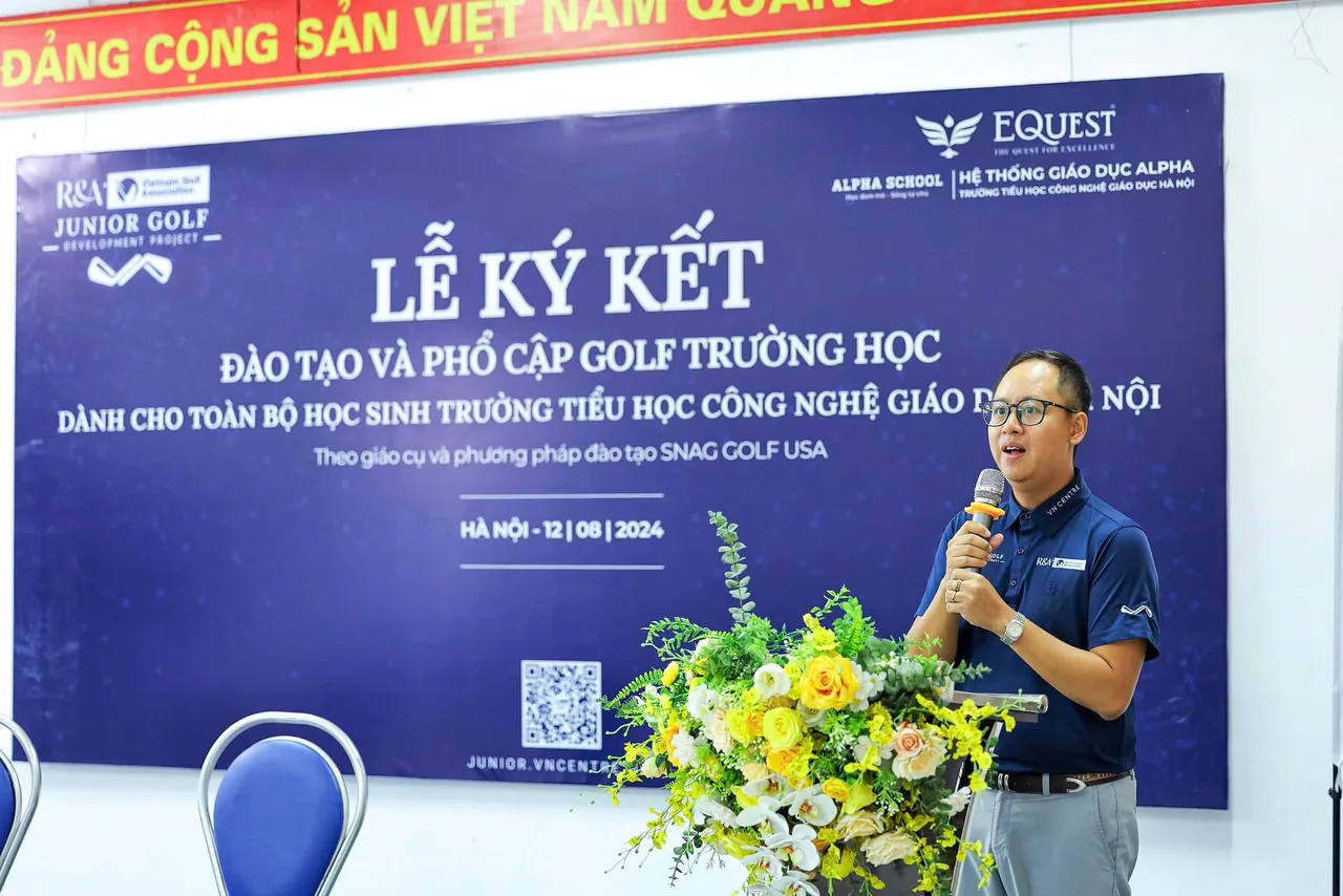 CGD - trường đầu tiên đưa golf vào giảng dạy cho 100% học sinh - ông Vũ Anh Long