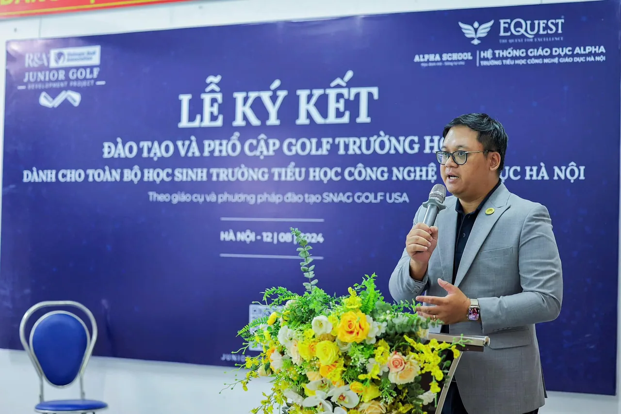 CGD - trường đầu tiên đưa golf vào giảng dạy cho 100% học sinh - ông Vũ Nguyên