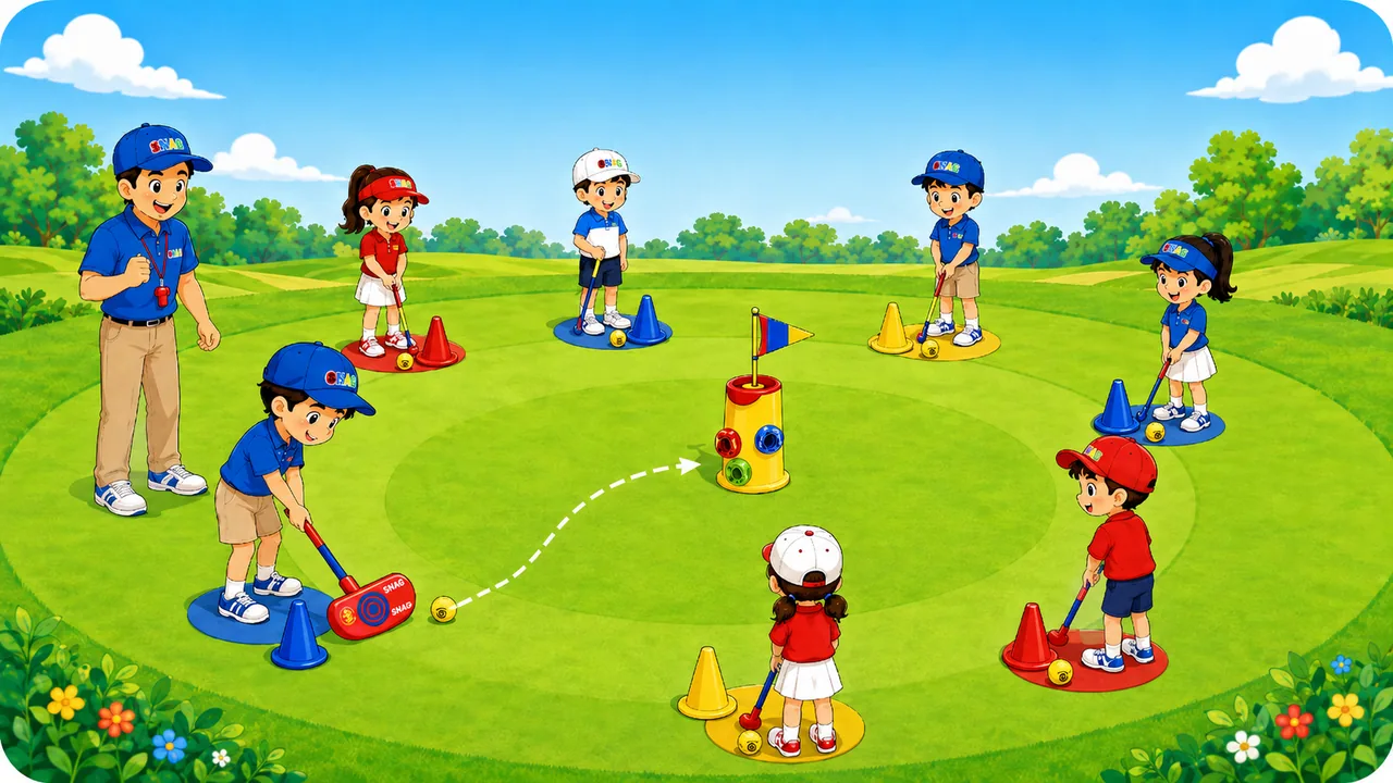 Mini game golf cho trẻ em: 4 trò chơi giúp buổi học vui hơn - Around the World