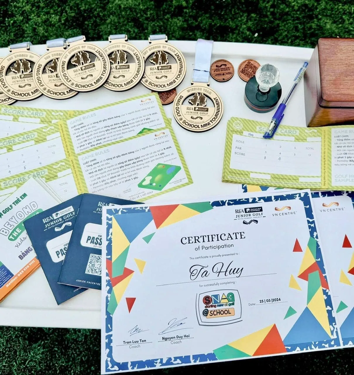 UNIS ASA SNAG Golf - từ thử nghiệm đến hoạt động sau giờ học - Item dự án
