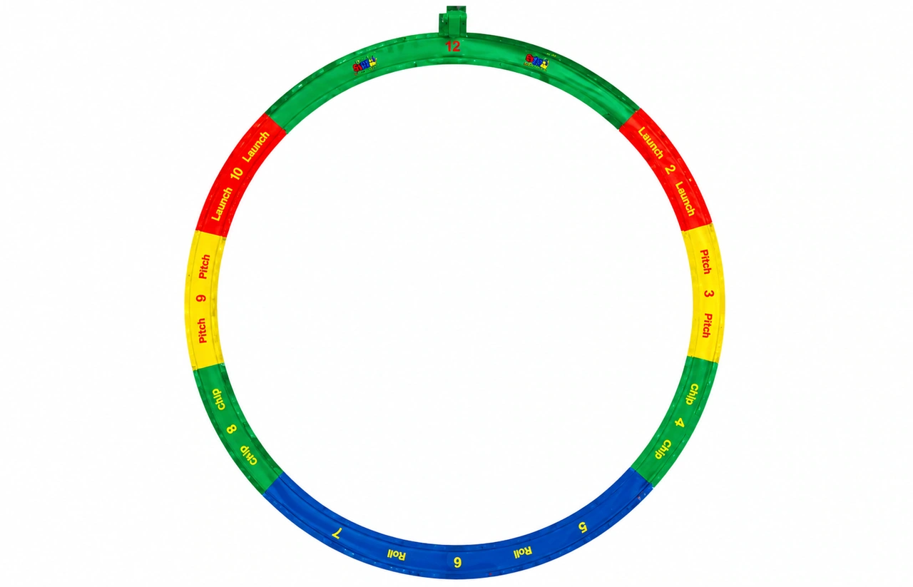 Hoop Clock hỗ trợ trẻ định hướng vị trí đánh